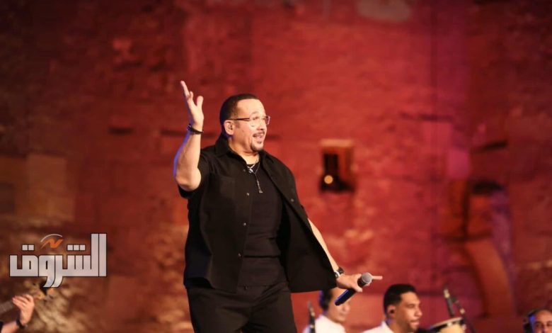هشام عباس يختتم رابع ليالي مهرجان القلعة