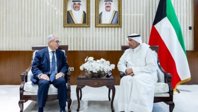 وزير الخارجية يستقبل سفير مصر بمناسبة انتهاء مهام عمله لدى الكويت