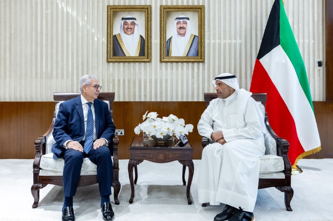 وزير الخارجية يستقبل سفير مصر بمناسبة انتهاء مهام عمله لدى الكويت
