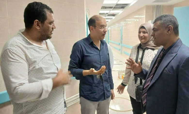 وكيل صحة المنيا يتفقد مستشفى بني مزار الجديد استعدادا لافتتاحه