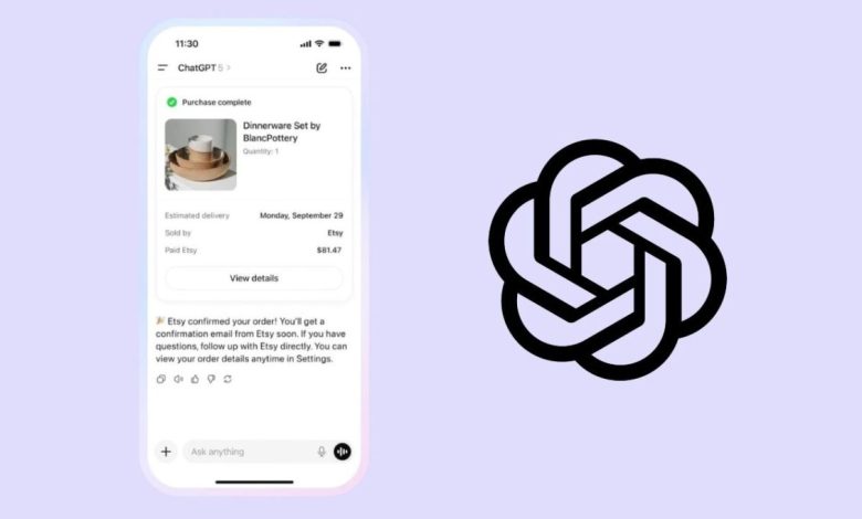 OpenAI تضيف ميزة الشراء المباشر عبر ChatGPT