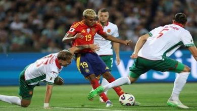 إسبانيا تسحق بلغاريا بثلاثية في افتتاح تصفيات كأس العالم