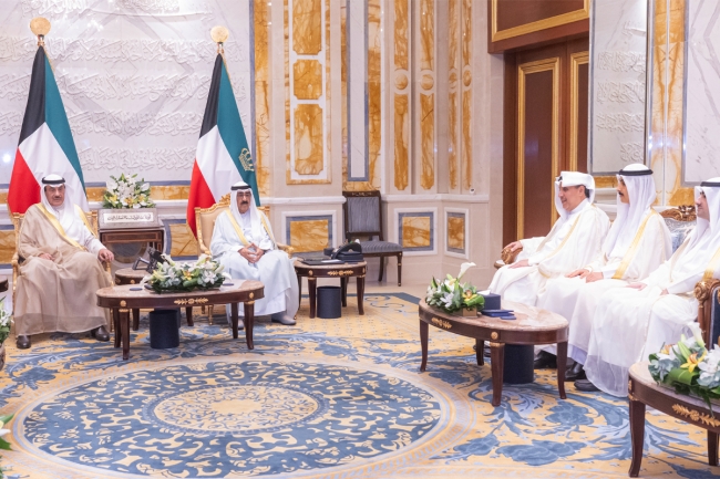 الأمير يستقبل ولي العهد والعبدالله والحمود واليوسف