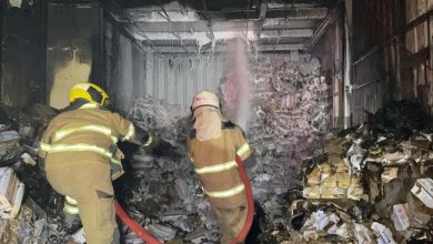 «الإطفاء» تُسيطر على حريق عمارة بمنطقة الفروانية ومطعم في العارضية