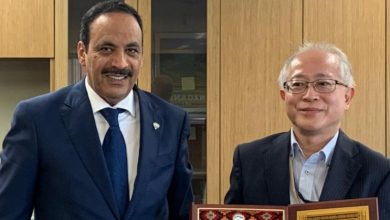 العتيبي بحث في اليابان التشغيل المباشر لرحلات الركاب والشحن الجوي بين الكويت وطوكيو