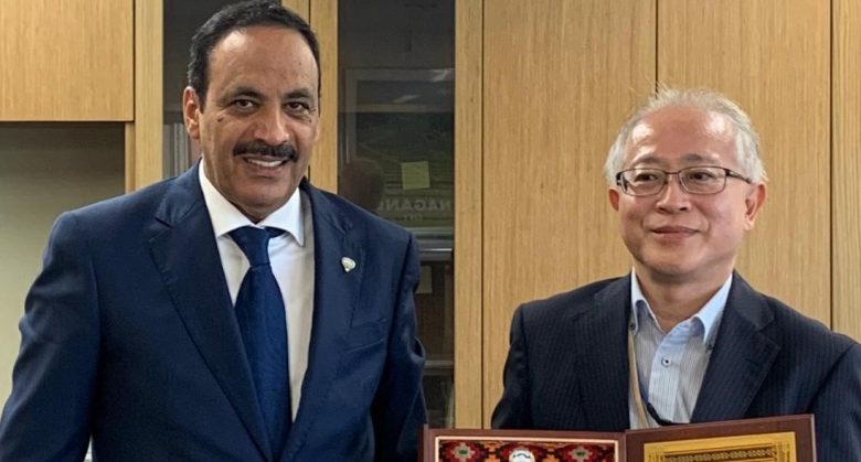 العتيبي بحث في اليابان التشغيل المباشر لرحلات الركاب والشحن الجوي بين الكويت وطوكيو