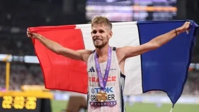 الفرنسي غريسييه يفوز بذهبية 10 آلاف متر