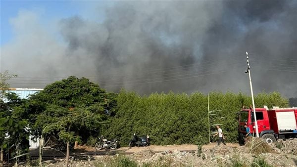 القبض على مستأجر مصنع ملابس المحلة المحترق واستمرار التحقيقات