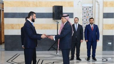 القضاة يقدّم أوراق اعتماده للرئيس السوري...