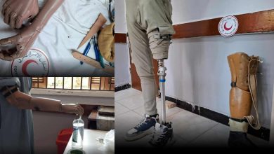 الهلال الأحمر يطلق قافلة لتركيب أطراف صناعية بالمنوفية بالتعاون مع مؤسسة أيدينا مع بعض للتأهيل
