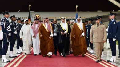 اليوسف استقبل وزير الداخلية السعودي لدى وصوله البلاد