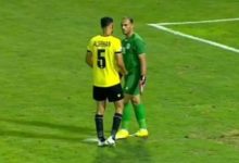 بالفيديو .. حارس سما السرحان يرفض تبديله امام الفيصلي