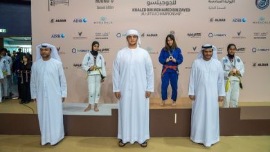 بالفيديو.. نجل ولي عهد الفجيرة يشهد الجولة الـ6 من بطولة خالد بن محمد بن زايد للجوجيتسو