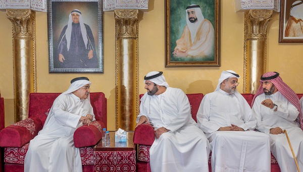 بالفيديو.. ولي عهد الفجيرة يعزي في وفاة سلطان بن خالد بن محمد القاسمي