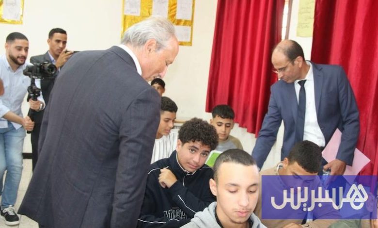 برادة يتفقد مؤسسات تعليمية باشتوكة
