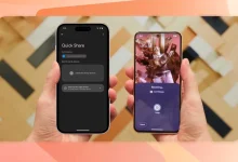 تطبيق Quick Share يأتي بواجهة جديدة في تحديث وقد يدعم iPhone قريبًا!