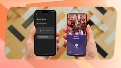 تطبيق Quick Share يأتي بواجهة جديدة في تحديث وقد يدعم iPhone قريبًا!