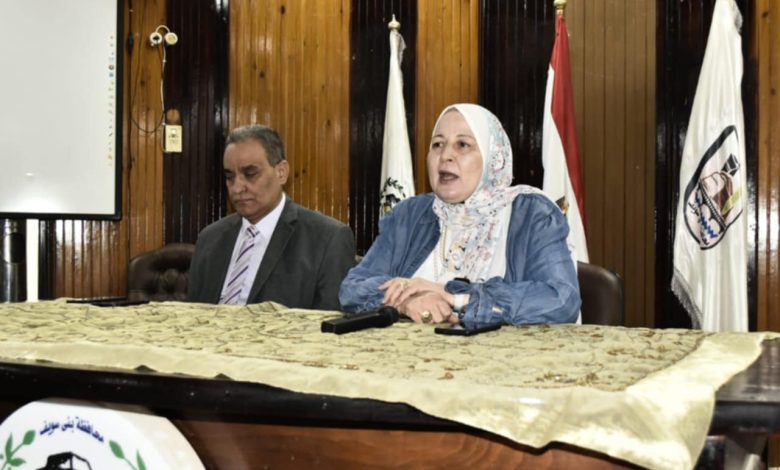 أمل الهواري مدير مديرية التربية والتعليم ببني سويف