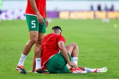 تقرير طبي يحسم مشاركة أشرف داري ضد النيجر وزامبيا