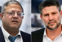 سموتريتش وبن غفير يدعوان لتدمير قرى الضفة الغربية وتجويع الأسرى الفلسطينيين في سجون إسرائيل