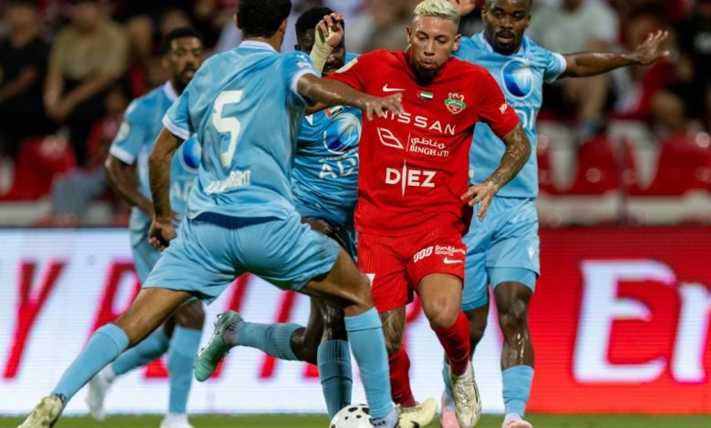 شباب الأهلي يفوز على بني ياس في دوري أدنوك للمحترفين