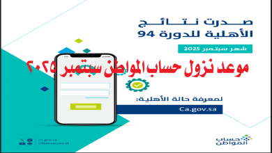 عاجل.. موعد نزول حساب المواطن سبتمبر 2025 الدفعة 94 وكيفية التحقق من الأهلية