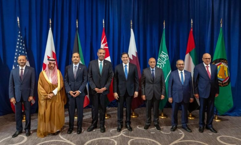 فيصل بن فرحان يشارك في اجتماع خليجي أمريكي يبحث تعزيز الشراكة وأوضاع غزة