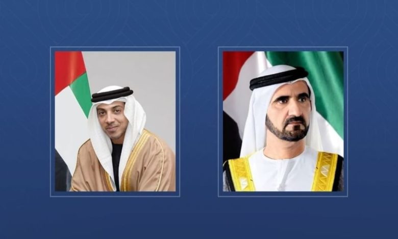 محمد بن راشد ومنصور بن زايد يعزيان رئيس الوزراء الكوبي في وفاة نائبه