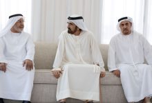 محمد بن راشد يعزي في وفاة حسين بن عبدالرحمن خانصاحب