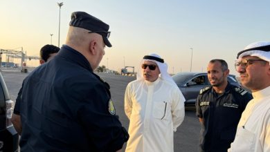 مدير الجمارك يتفقد إجراءات التفتيش في منفذ العبدلي