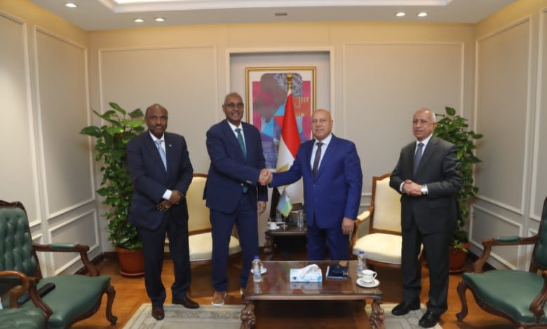 مصر وجيبوتي تبحثان تعزيز التعاون في مجال الموانئ والبنية التحتية