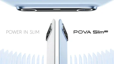معرض IFA 25: هاتف Tecno Pova Slim يتحدّى Galaxy S25 Ultra في النحافة