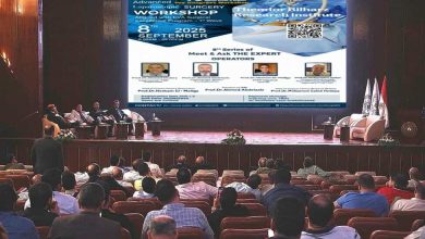 معهد تيودور بلهارس للأبحاث ينظم ورشة عمل جراحات المناظير المتقدمة