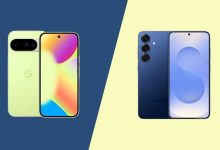 مقارنة بين هاتفي Pixel 10 و Galaxy S25