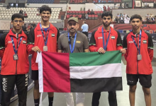 منتخب الإمارات يحصد 5 ميداليات في البطولة العربية لكرة الطاولة