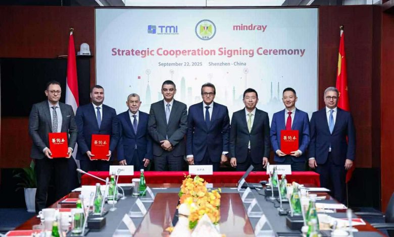 وزير الصحة يبحث مع الرئيس التنفيذي لشركة Mindray التعاون في دعم توطين الصناعات الطبية