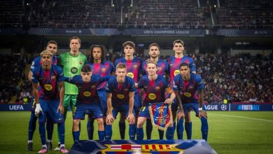 فريق برشلونة الإسباني.