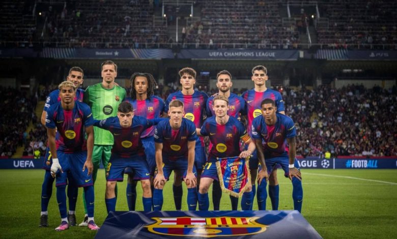 فريق برشلونة الإسباني.