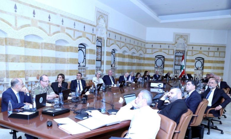 اجتماع الحكومة اللبنانية