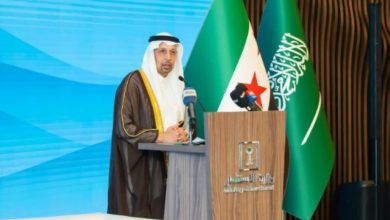 الفالح: السعودية حريصة أن تكون شريكاً فاعلاً بمستقبل سورية الاقتصادي والتنموي