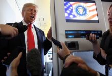 ترمب من «إير فورس وان»: لا شيء سيهدد وقف إطلاق النار في غزة