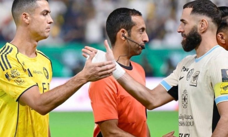 نشر صورة «كريستيانو وبنزيما».. ماذا قال «إنفانتينو» للاتحاديين عقب فوزهم على النصر؟