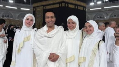 الفنان سامح حسين و أسرته