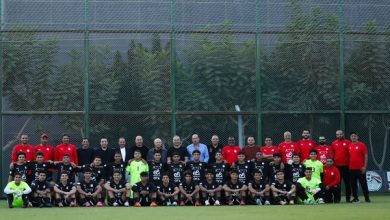 أبو ريدة والتوأم يدعمان منتخب الناشئين قبل المشاركة في كأس العالم