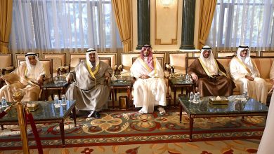 الأمير تركي بن محمد ينقل تعازي القيادة في وفاة الشيخ علي عبدالله الأحمد الجابر الصباح