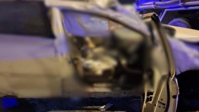 «الإطفاء» تعاملت مع حادث تصادم و إنقلاب مركبة على طريق المطلاع