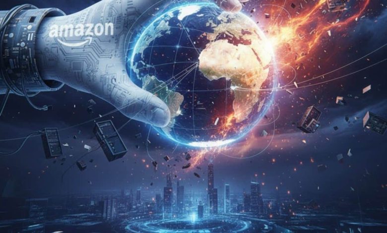 الإنترنت في قبضة أمازون.. كيف أدى عطل واحد إلى فوضى رقمية عالمية؟