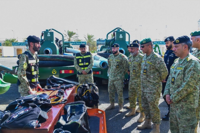 «الحرس الوطني» يتفقد تجهيزات خطة الأمطار 2025