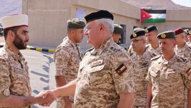 الحنيطي يتفقد كتيبة حرس الحدود 2 الملكية ويطلع على...