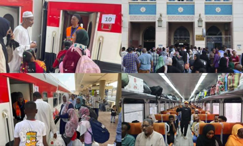 السكة الحديد تُسير الرحلة الـ23 لإعادة الأشقاء السودانيين إلى وطنهم